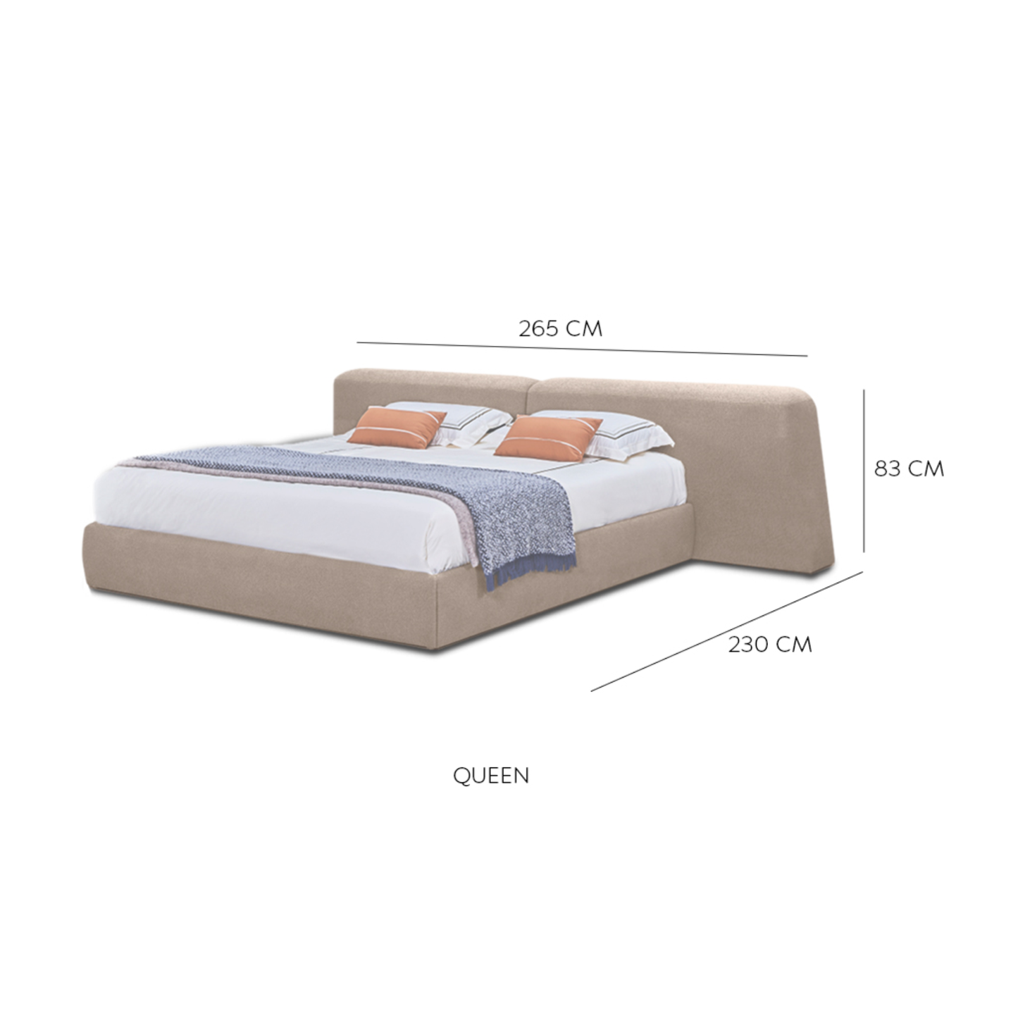 CAMA JULIETTA TAUPE